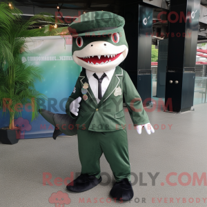 Forest Green Shark maskot...