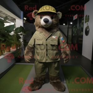 Maskotka Olive Sloth Bear w...