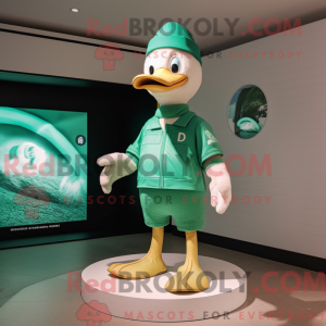 Green Goose mascottekostuum...