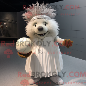 White Porcupine mascot...