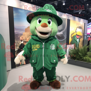 Forest Green Cod mascot...