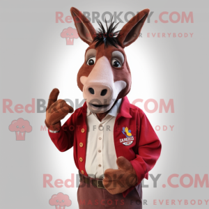 Disfraz de mascota burro...
