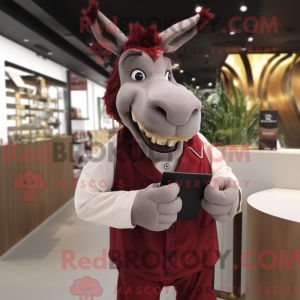 Disfraz de mascota burro...