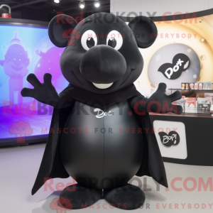 Black Ray maskot kostume...