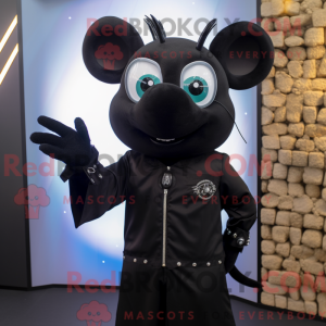 Black Ray-maskotdraktfigur...
