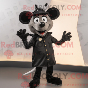 Black Ray mascotte kostuum...