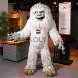 Hvid Sasquatch maskot...