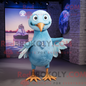 Maskotdraktfigura Sky Blue...