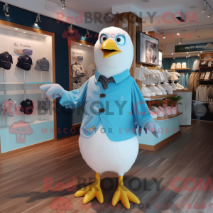 Maskotdraktfigura Sky Blue...