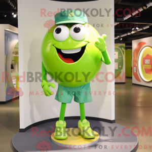 Lime Green Candy Box maskot...