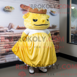 Postava maskota Yellow...
