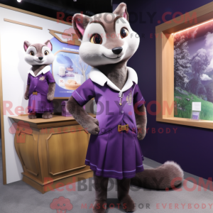 Mascotte de Martre violette...