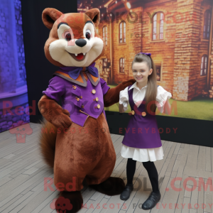 Mascotte de Martre violette...