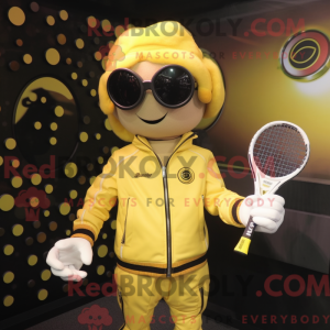 Gul tennisketcher...
