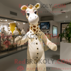 Costume mascotte de girafe...