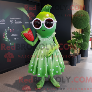 Postava maskota Lime Green...