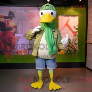 Costume de mascotte d oies...