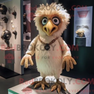 Beige Harpy maskot...