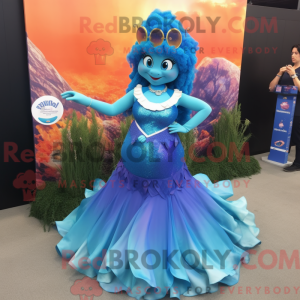 Disfraz de mascota sirena...