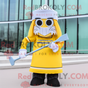 Mascotte de bâton de hockey...