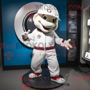 White Plate Spinner mascot...