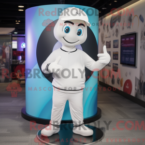 White Plate Spinner mascot...