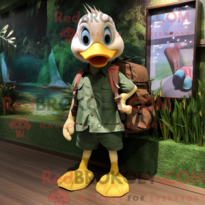 Forest Green Gosling mascot...