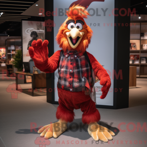 Maskotdraktfigur Red Harpy...