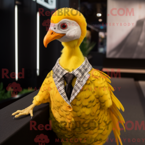 Gul Perlehøns maskot...