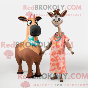 Postava maskota Peach Okapi...
