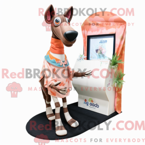 Costume de mascotte d okapi...