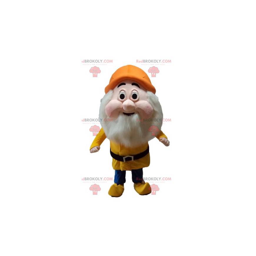 Snow White cartoon bearded dwarf mascot - Redbrokoly.com