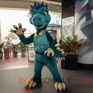 Blågrønn Spinosaurus...
