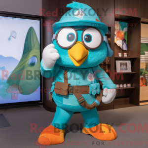 Turkis vedhæng maskot...