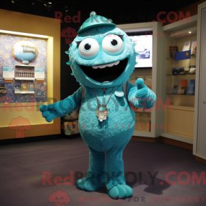 Turquoise Pendant mascot...