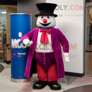 Magenta Ring Master mascot...