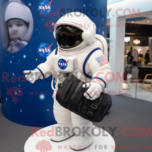 Navy Astronaut maskot drakt...