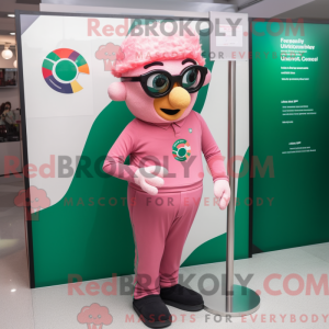 Maskottchenkostüm mit rosa...
