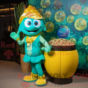 Turquoise Pot Of Gold...