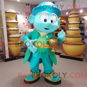 Turkis Pot Of Gold maskot...