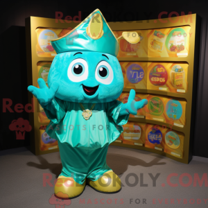 Turkis Pot Of Gold maskot...