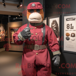 Maroon Civil War Soldier...