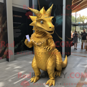 Gold Triceratops...