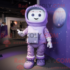 Lavendel Astronaut maskot...