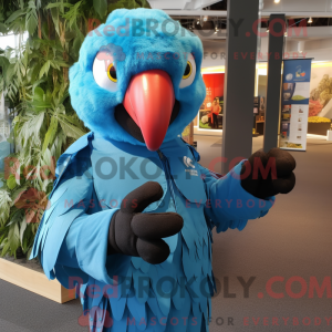 Postava maskota Sky Blue...