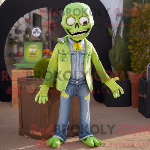 Lime Green Graveyard maskot...