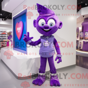 Purple Arrow Of Love maskot...