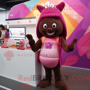 Disfraz de mascota Magenta...