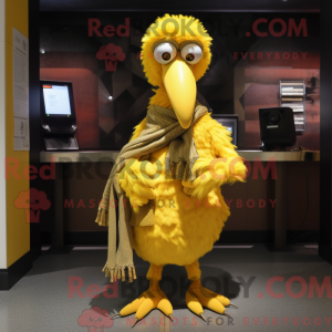 Gul Dodo Bird maskot...
