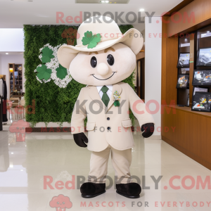 Beige Four Leaf Clover...